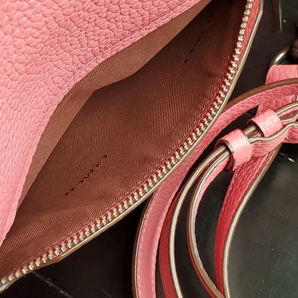 Pink Confetti Coach Pebble Leather Purse - Picture 13 of 15